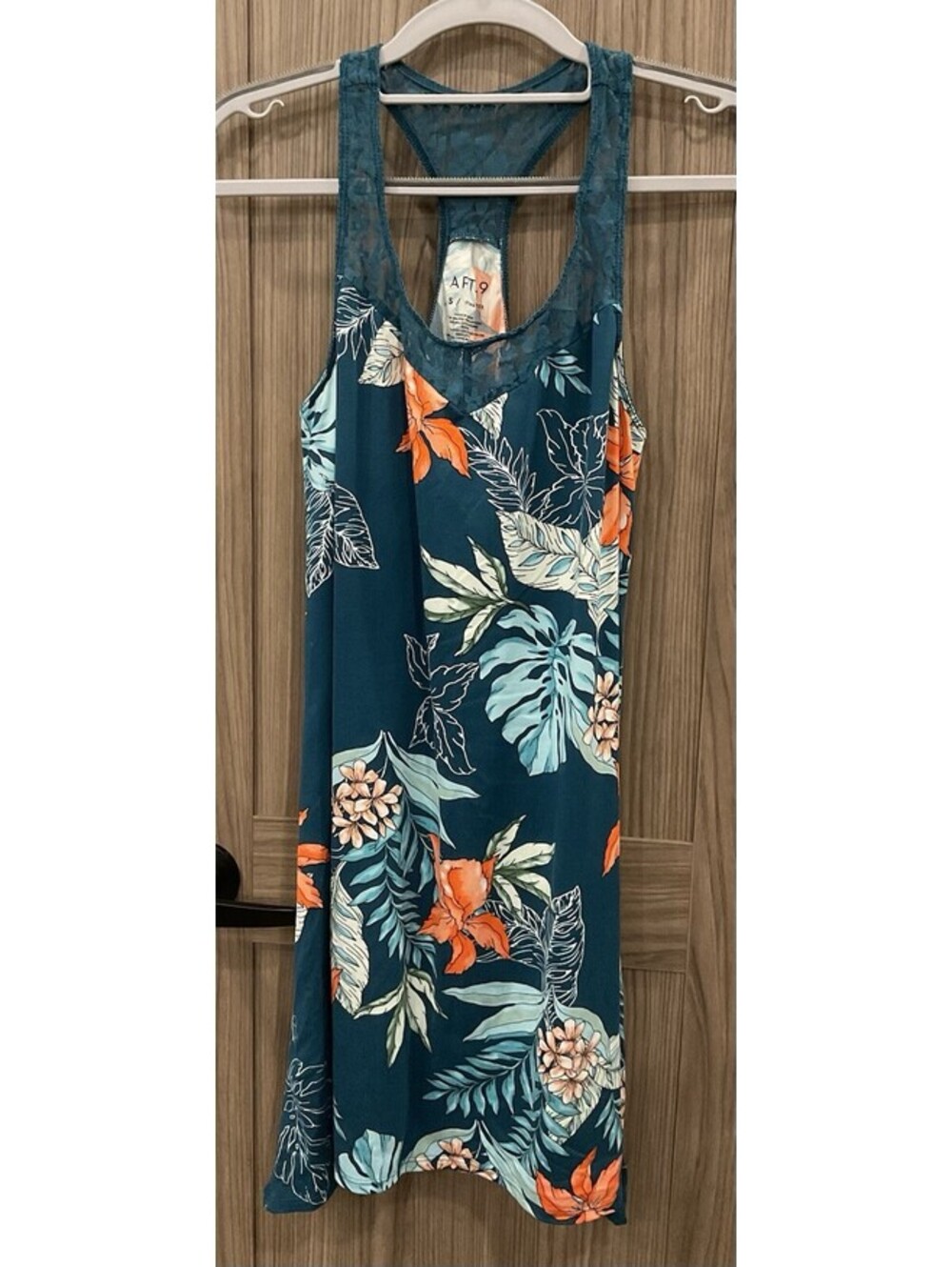 Apt.9 Womens T Back Tank Floral Pajama Nightie Size S